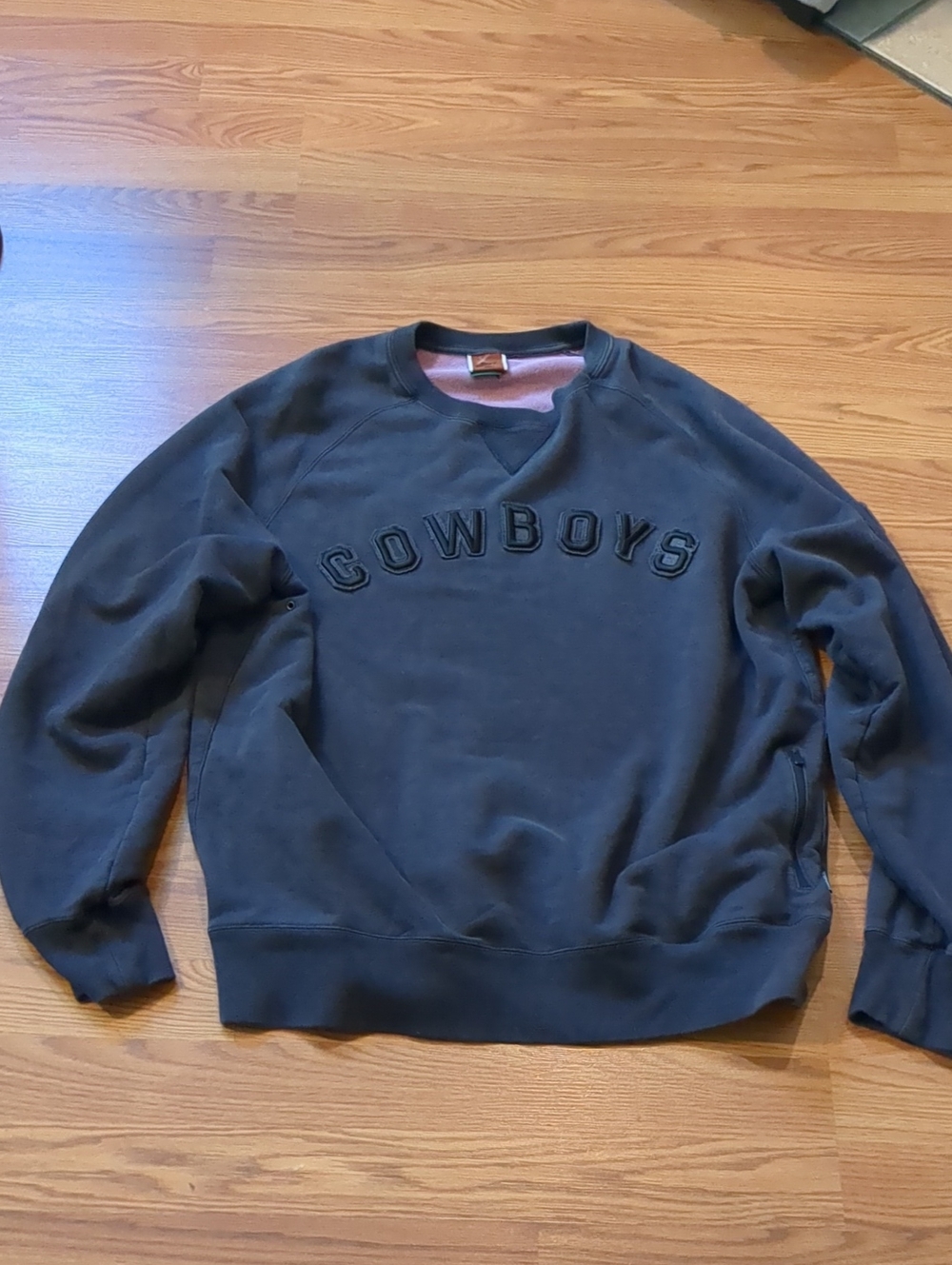 Vintage 90s Nike Dallas Cowboys Crewneck Sweatshirt applique embroidery Spellout